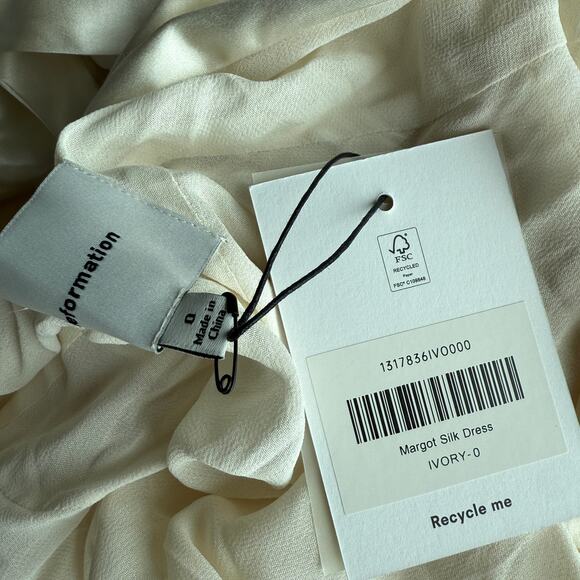 New Reformation Margot Silk Dress - Picture 4 of 5